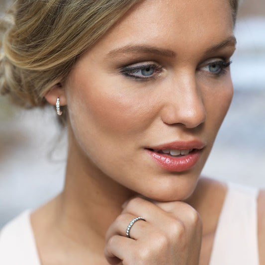 Pendant Brilliance Curved Earring 15 mm -NT