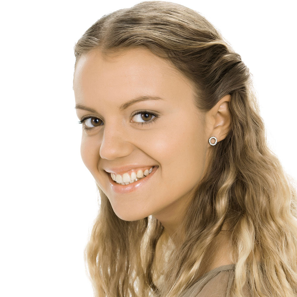 Brilliance Puck Hollow Earring -NT