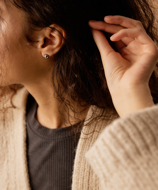 Half ball Earring -NT