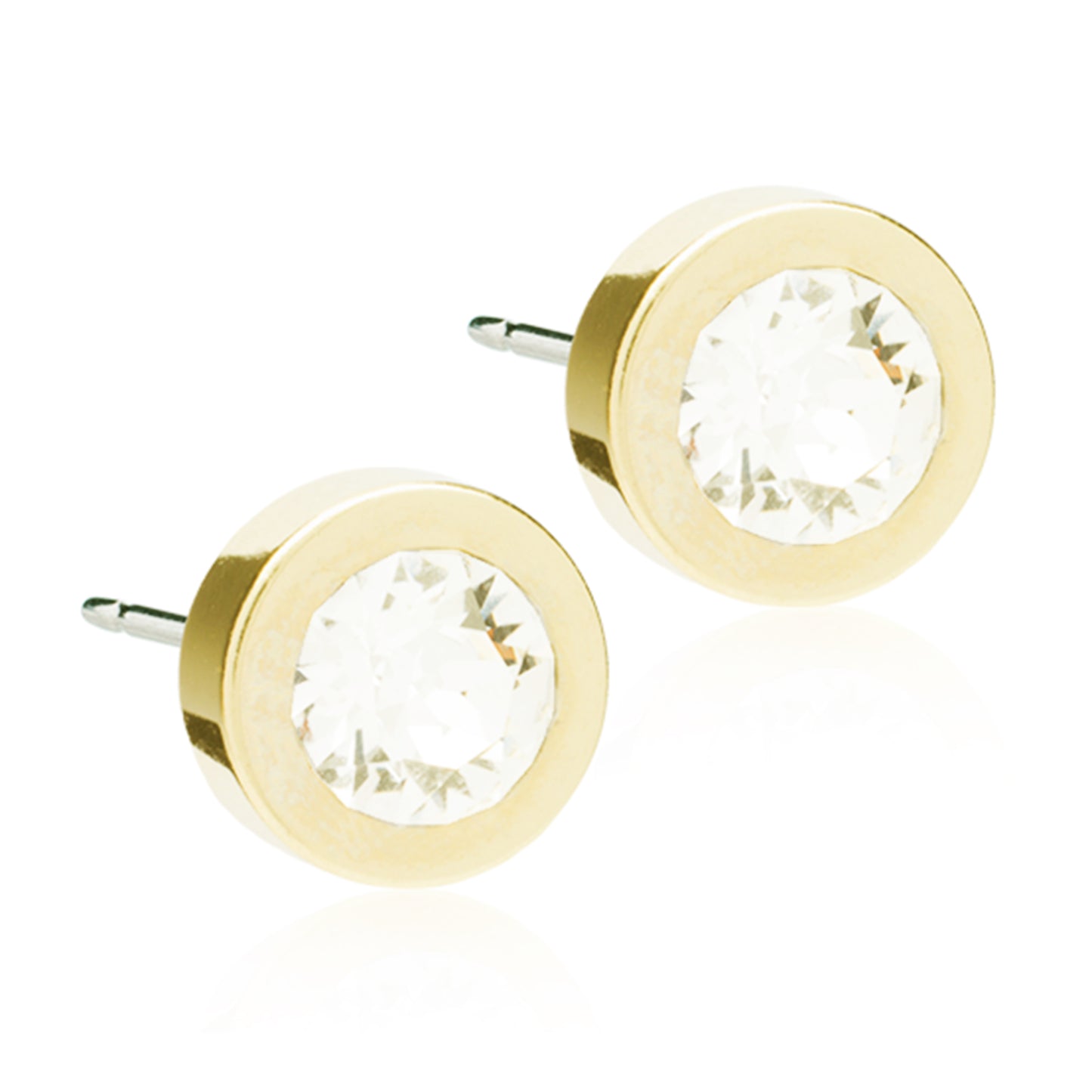 Titanium Grand Bezel Earring