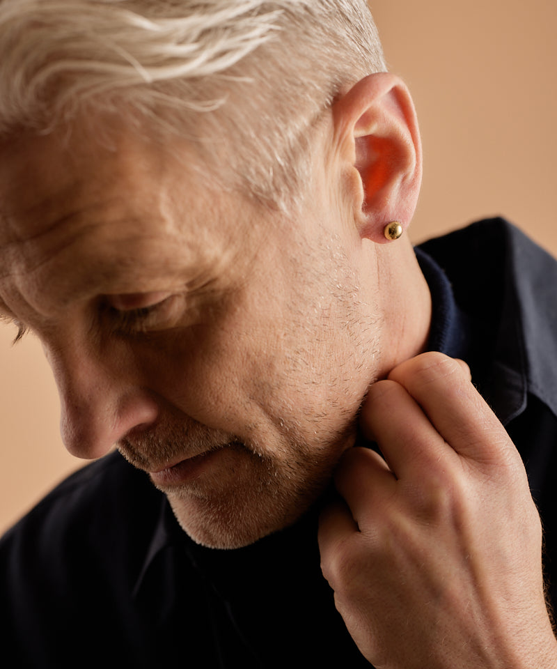 Half ball Earring -GT