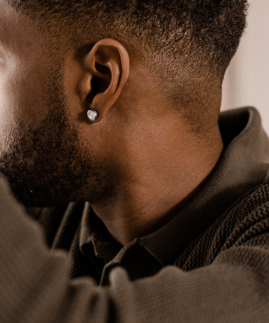 Grand Bezel Earring -ST