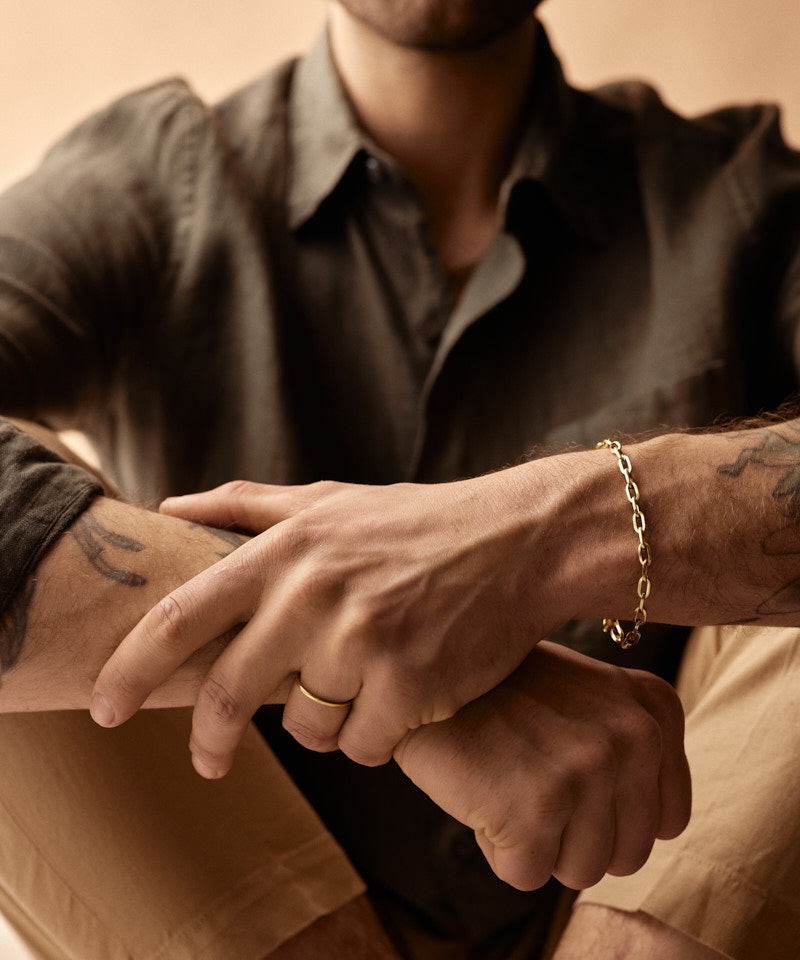 Medium Link Bracelet 22 cm G