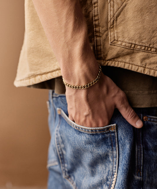 Grand Curb Link Bracelet 18-22 cm G