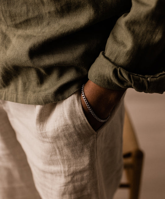 Curb Link Bracelet 18-22 cm S