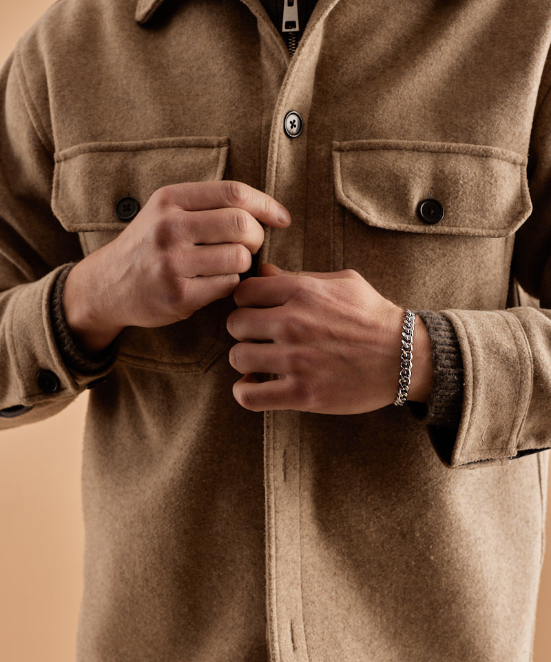 Great Curb Link Armband 18-22 cm S