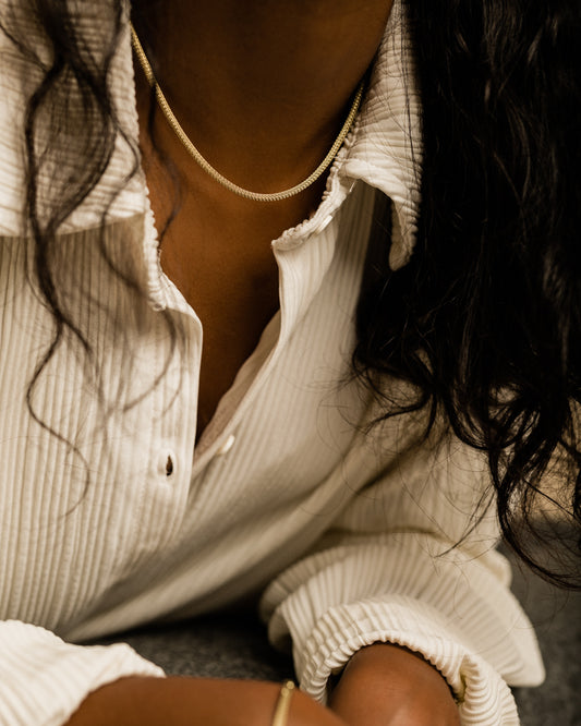 Round Mesh Necklace 40-46 cm G