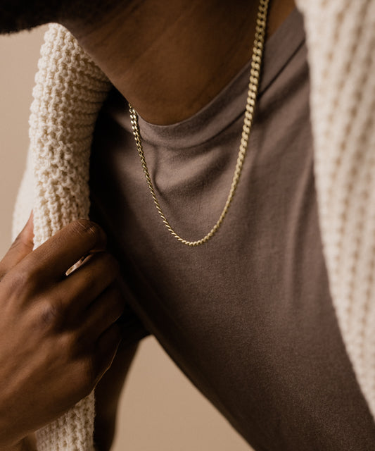 Curb Link Necklace 48-52 cm G