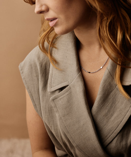 Oval Necklace 40-46 cm S