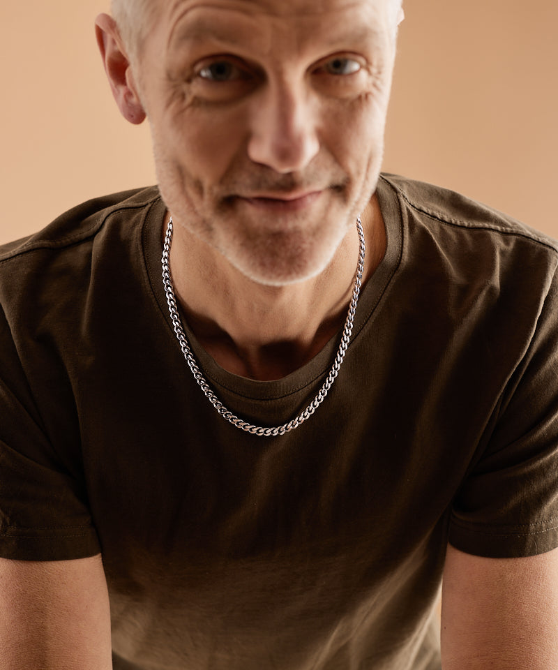 Grand Curb Link Necklace 48-52 cm S