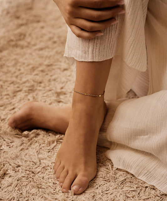 Oval Anklet 22-27 cm G