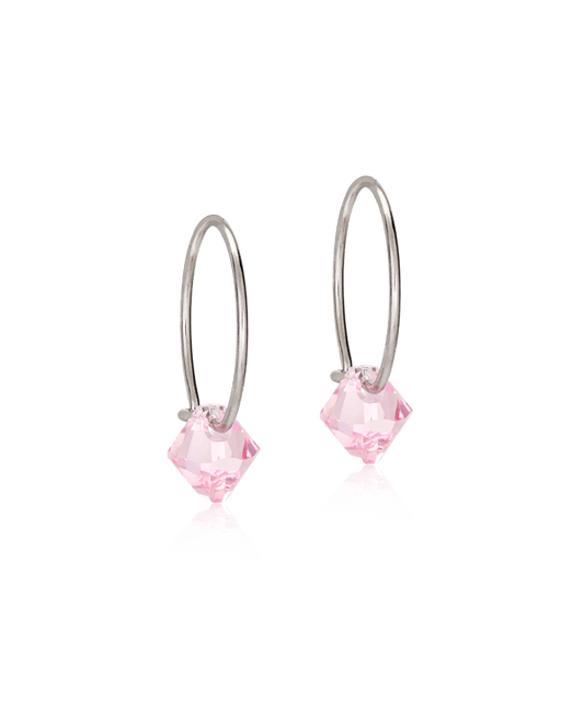 Ear Ring 14 mm, Bicone -NT