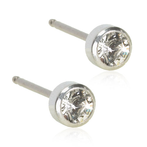 Titanium Bezel Earring Blomdahl