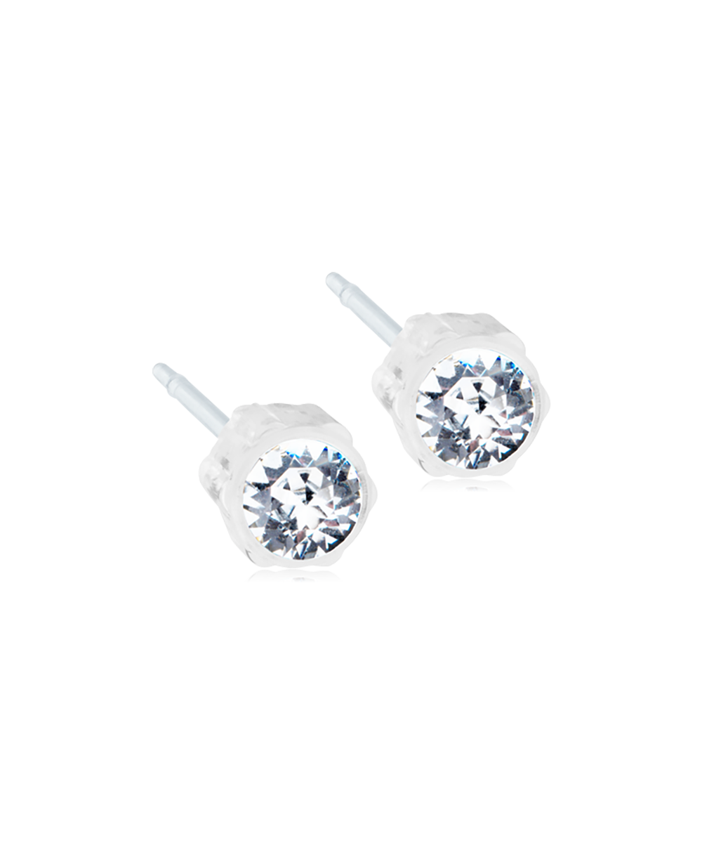 Bezel Earring 4 mm -MP