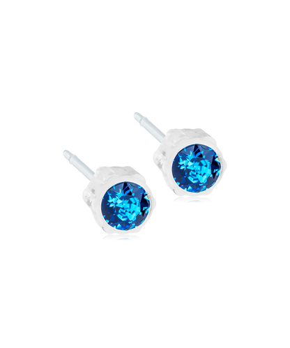 Bezel Earring 4 mm -MP