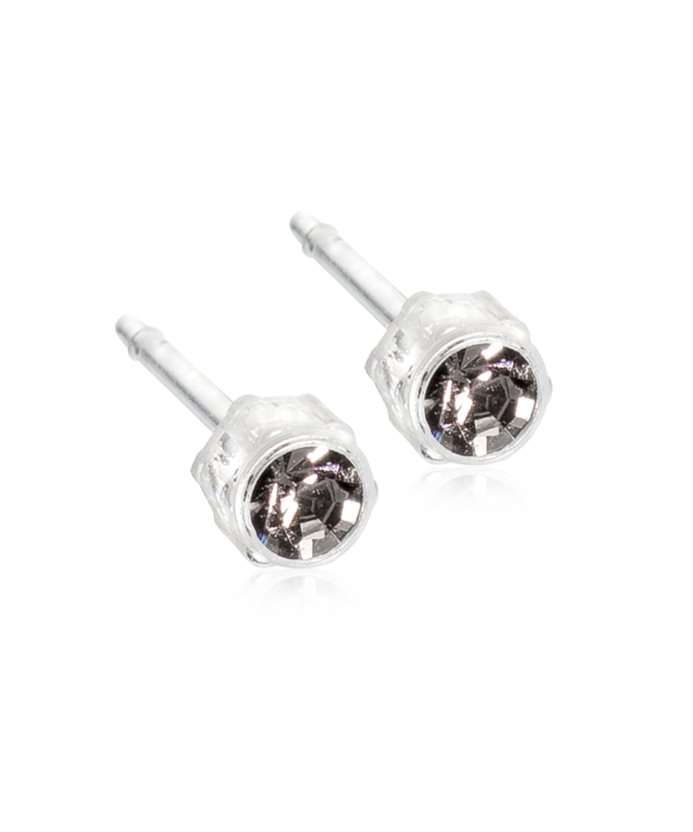 Bezel Earring 4 mm -MP