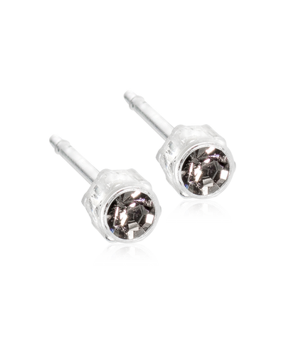 Bezel Earring 4 mm -MP