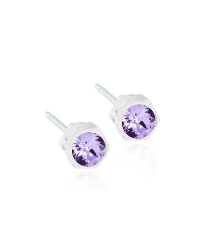 Bezel Earring 4 mm -MP