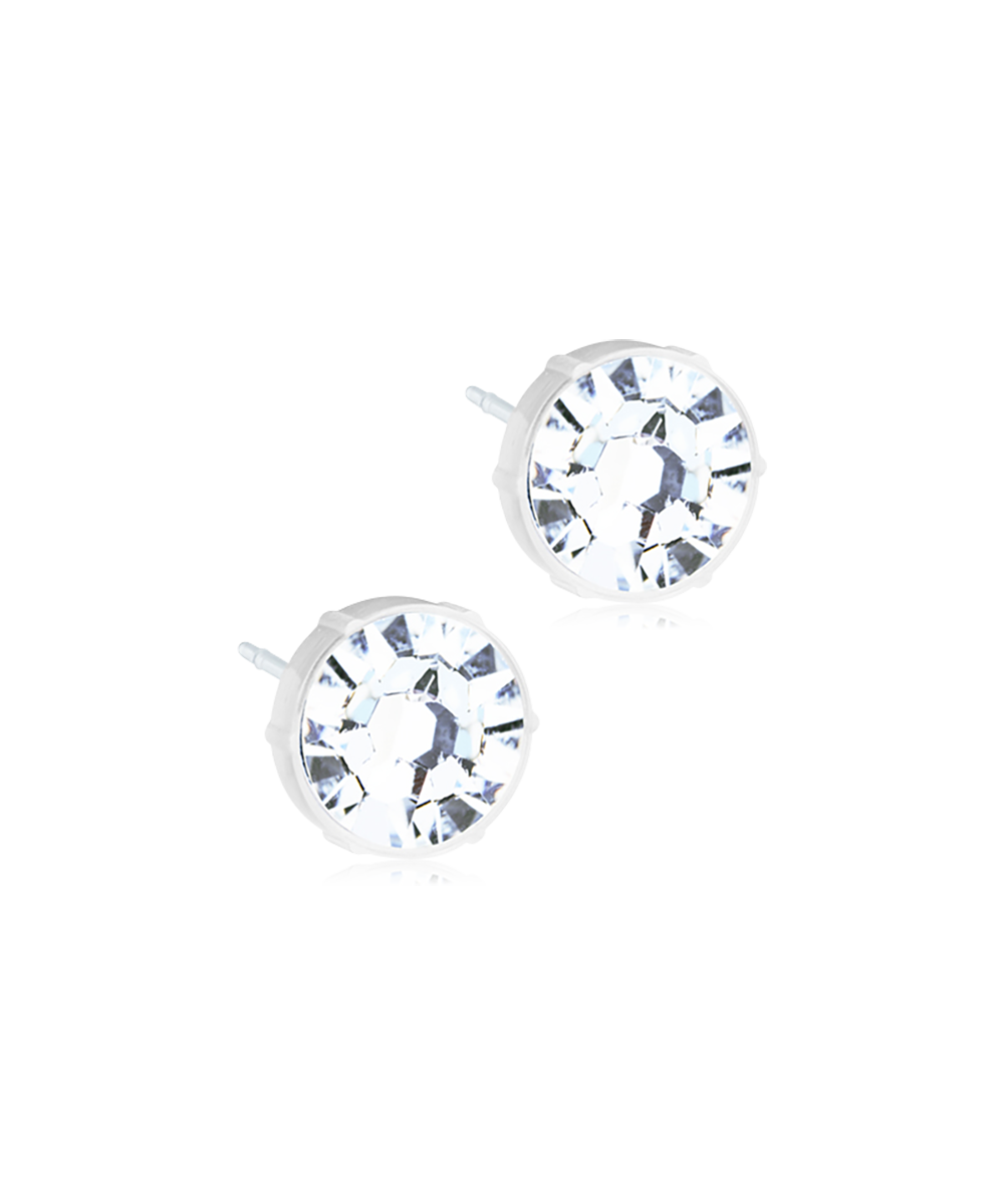 Bezel Earring 8 mm -MP