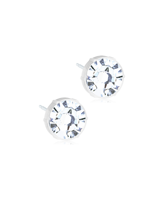 Bezel Earring 8 mm -MP