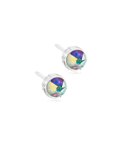 Bezel Earring 6 mm -MP