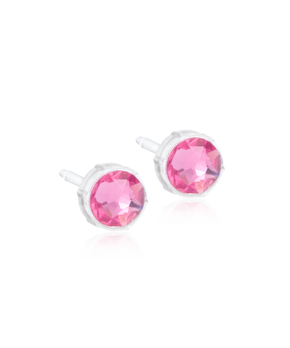 Bezel Earring 6 mm -MP