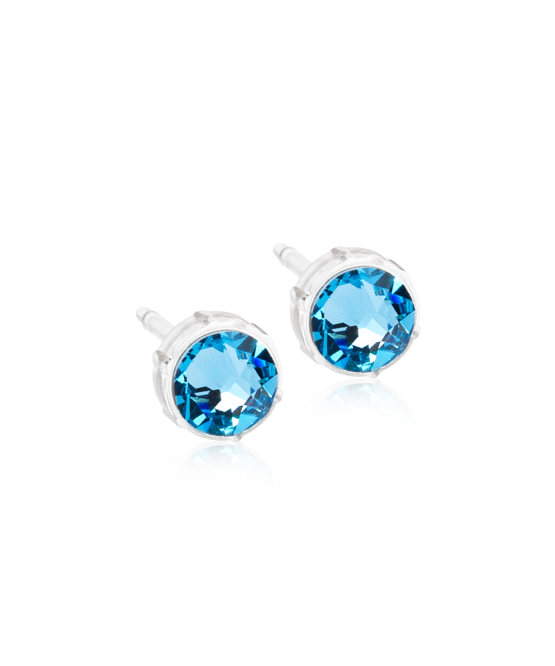 Bezel Earring 6 mm -MP