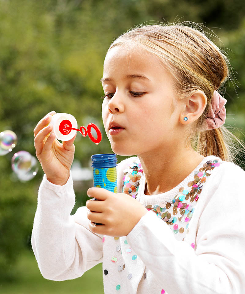 Bezel Earring 6 mm -MP