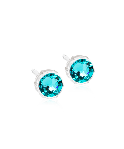 Bezel Earring 6 mm -MP