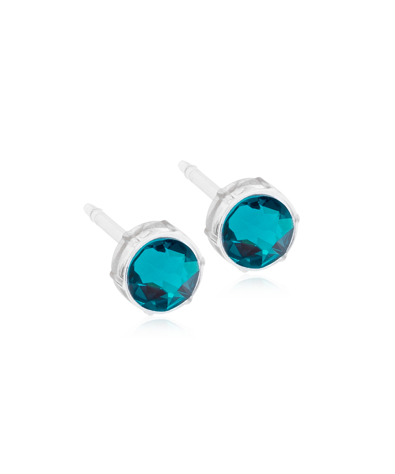 Bezel Earring 6 mm -MP