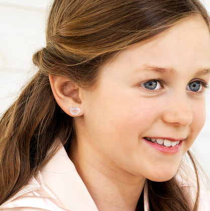 Brilliance Heart Hollow Earring -MP