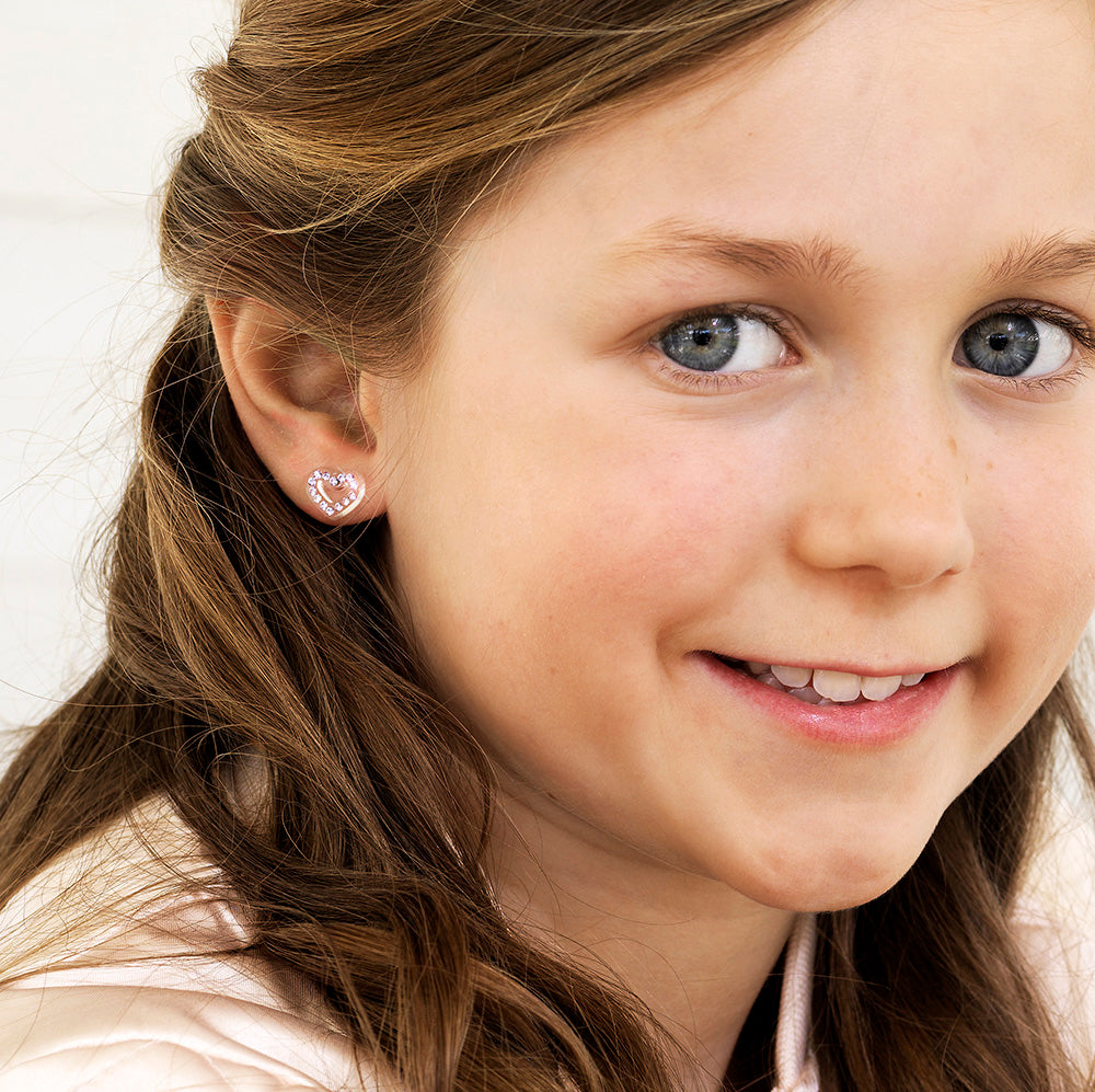 Brilliance Heart Hollow Earring -MP