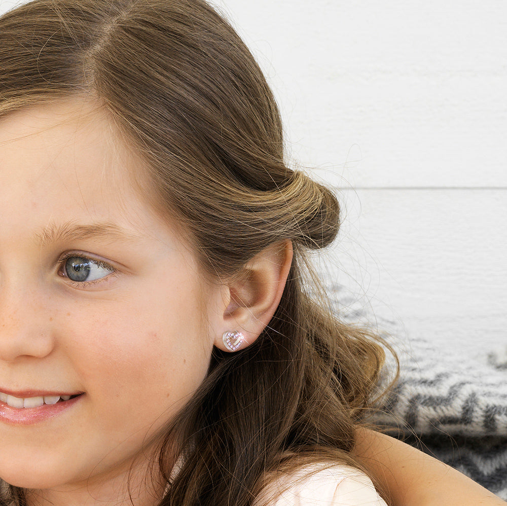 Brilliance Heart Hollow Earring -MP