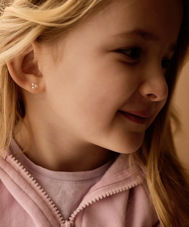 Clover Pearl Earring -MP