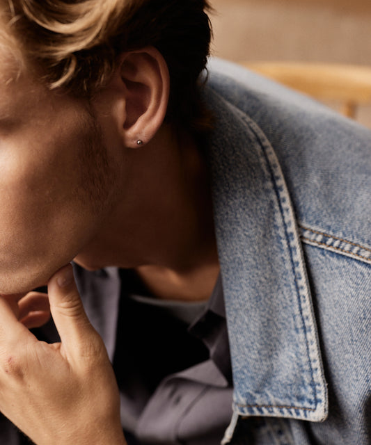 Ball Earring 3 mm -NT