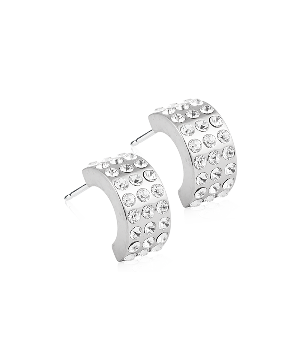 Pendant Plain Grand Brilliance Curved Earring 10 mm -NT