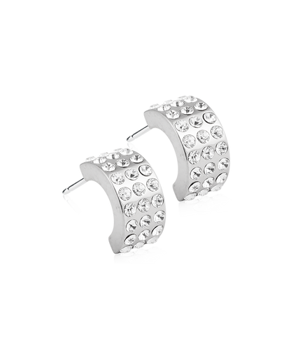 Pendant Plain Grand Brilliance Curved Earring 10 mm -NT