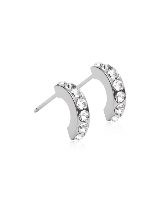 Pendant Brilliance Curved Earring 10 mm -NT