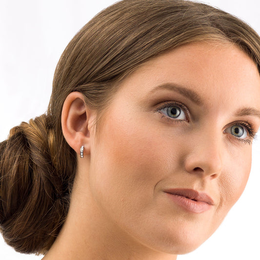 Pendant Brilliance Curved Earring 10 mm -NT