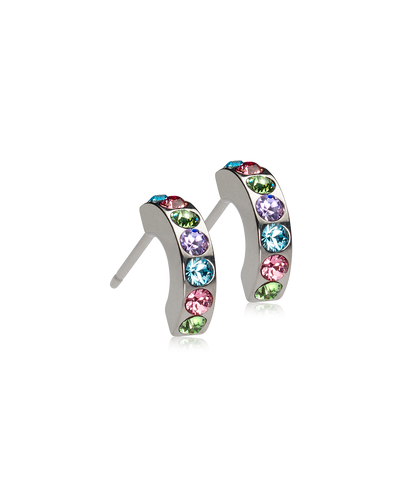 Pendant Brilliance Curved Earring 10 mm -NT