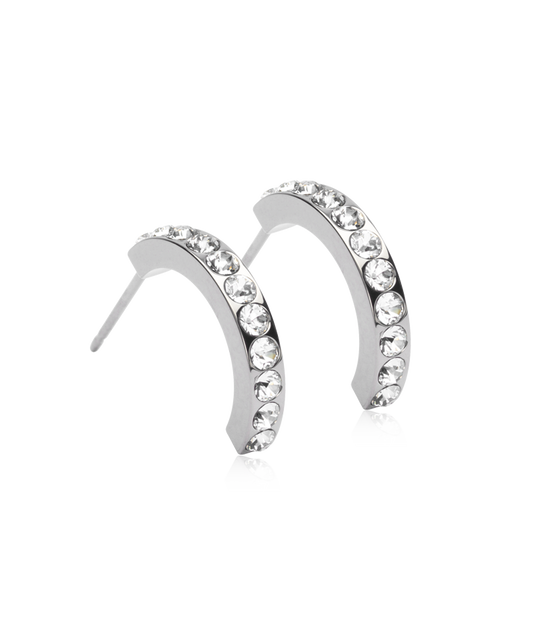 Pendant Brilliance Curved Earring 15 mm -NT