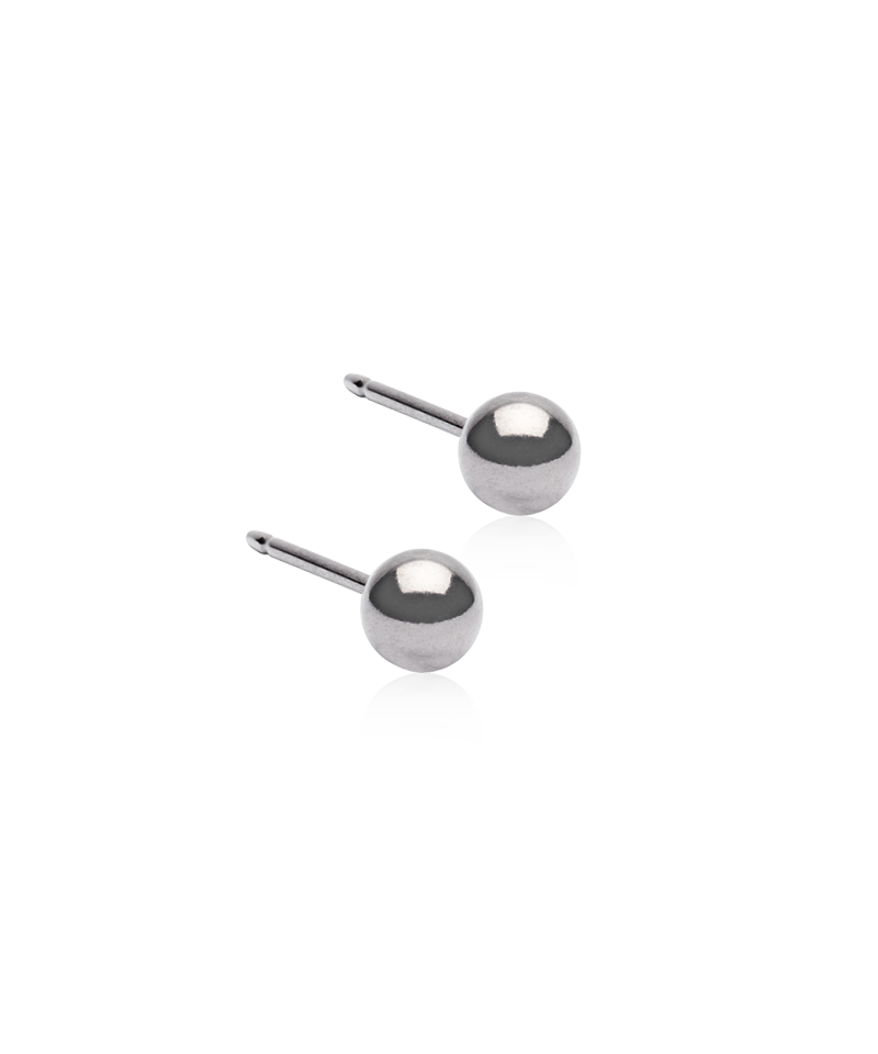 Ball Earring 4 mm -NT