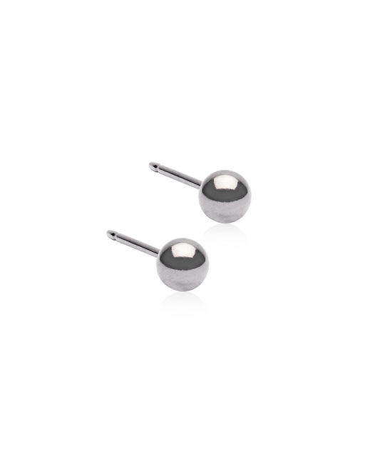 Ball Earring 4 mm -NT