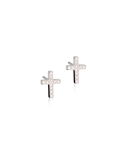 Brilliance Cross Earring -NT