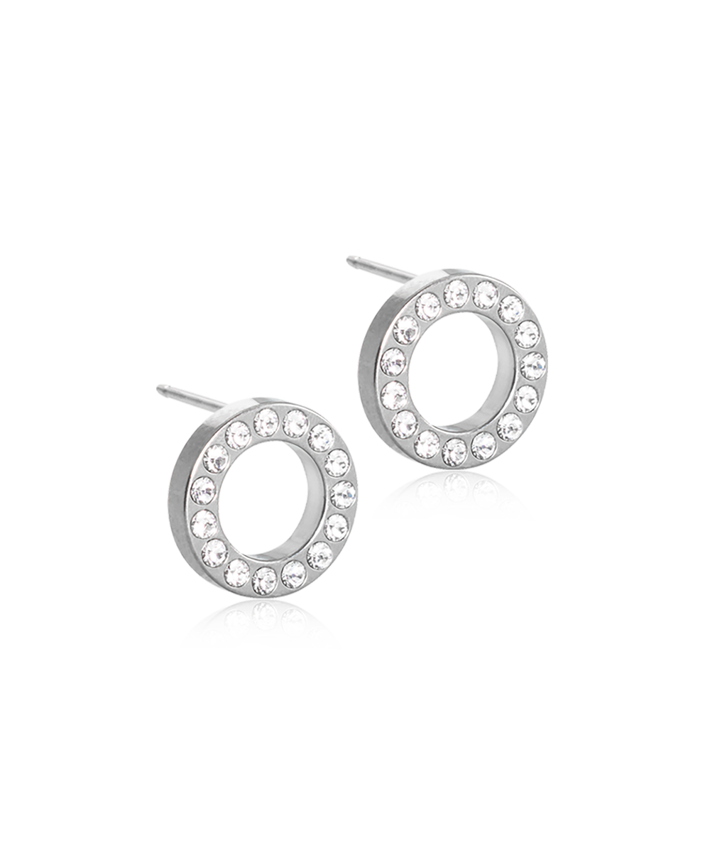 Brilliance Puck Hollow Earring -NT