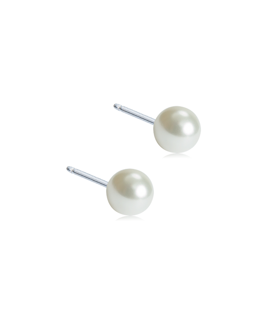 Pearl Earring 4 mm -NT