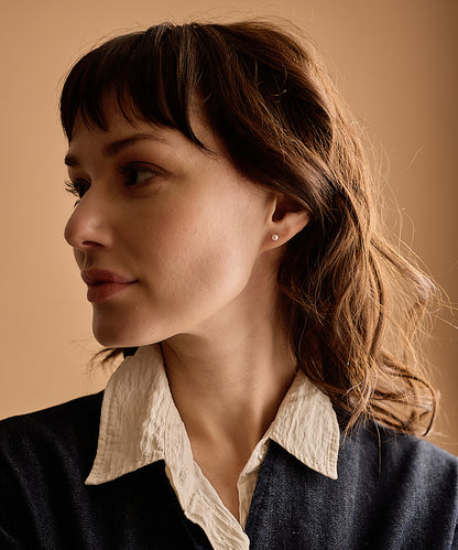 Pearl Earring 4 mm -NT