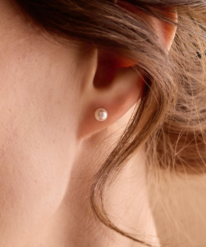 Pearl Earring 5 mm -NT