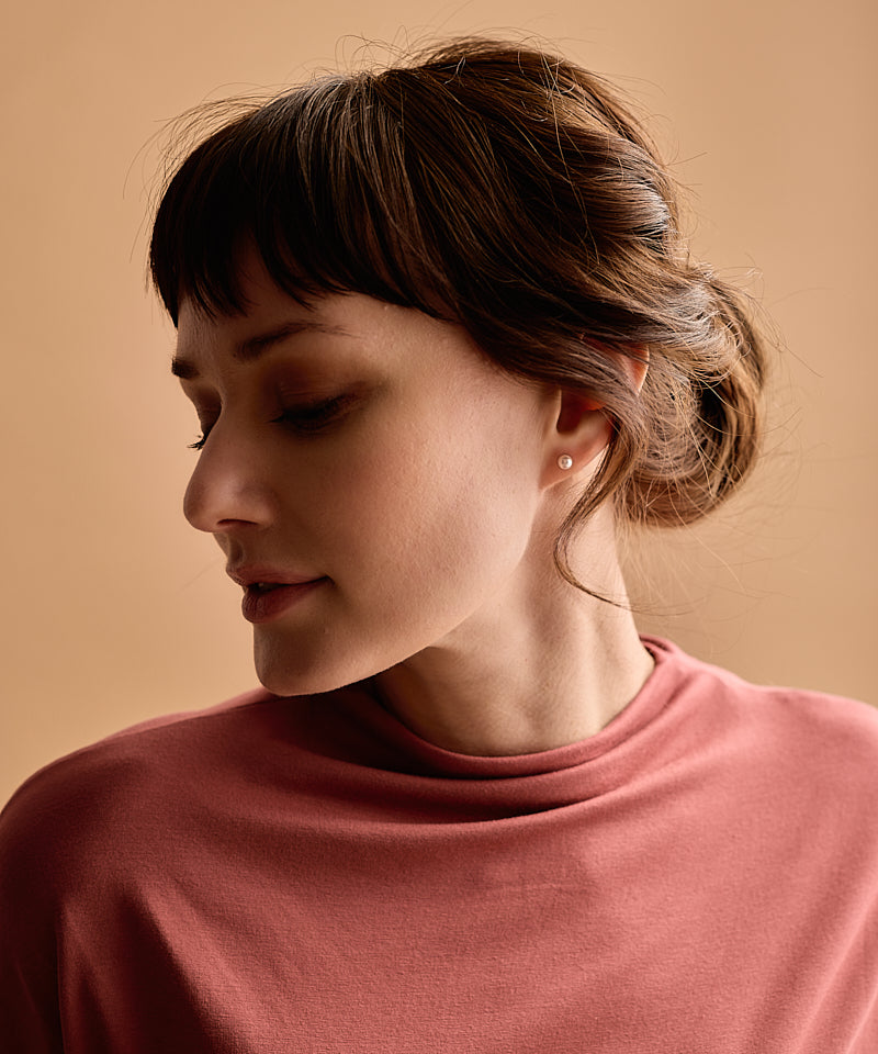 Pearl Earring 5 mm -NT