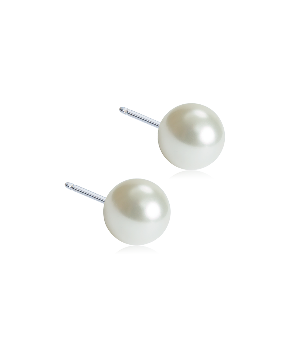 Pearl Earring 6 mm -NT